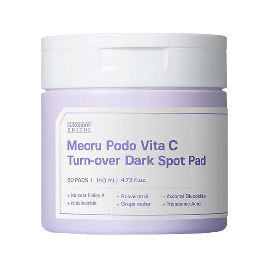 Izgaismojoši padi pret pigmentāciju ar C vitamīnu Sungboon Editor Meoru Podo Vita C Dark Spot Pad